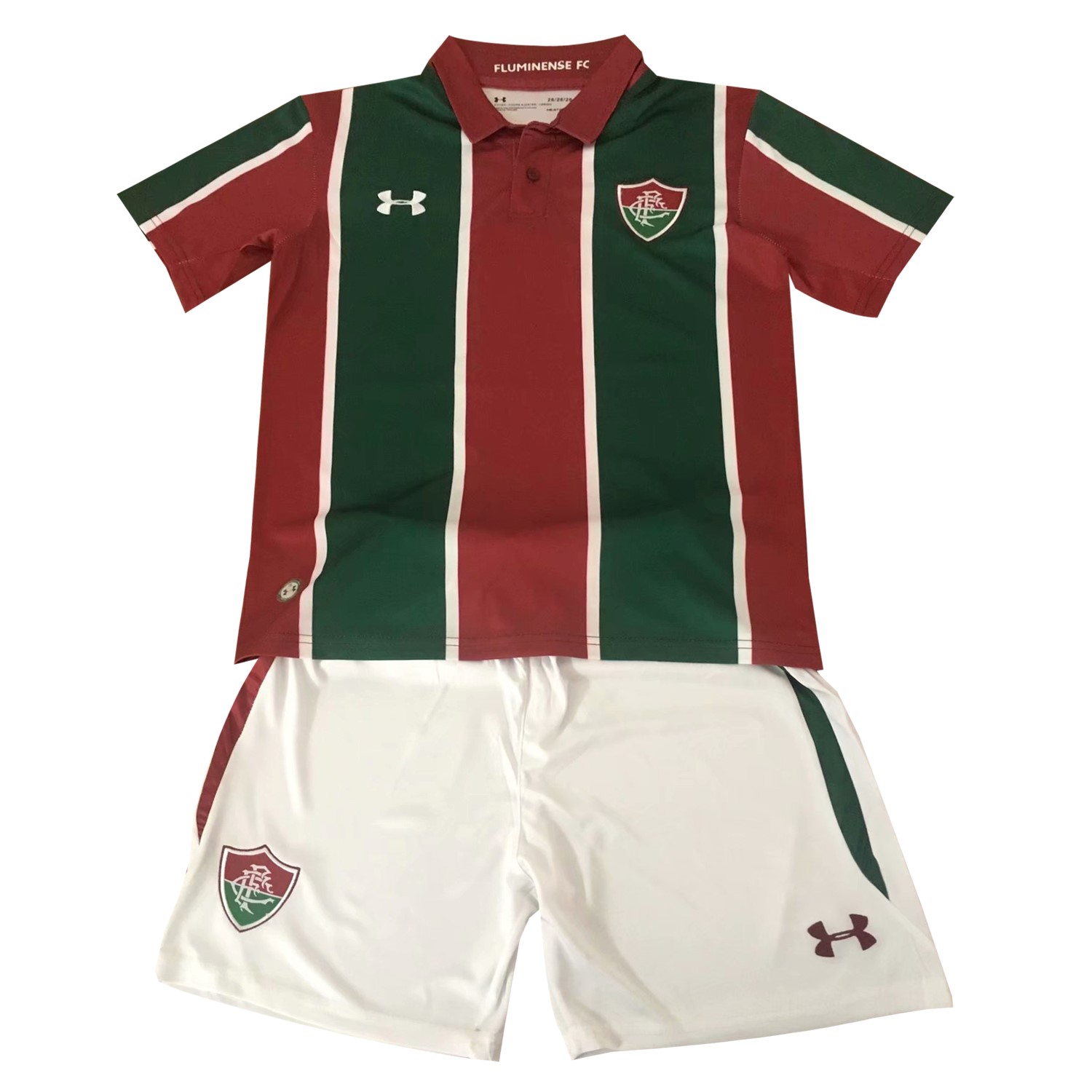 Camiseta Fluminense Replica Primera Ropa Niño 2019/20 Rojo Verde